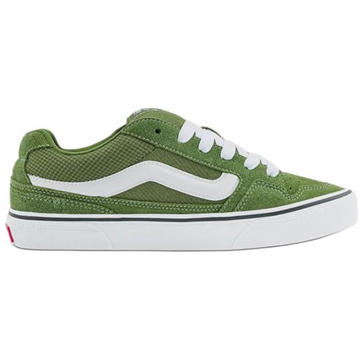 Vans Caldrone Abrasion Resistant Low top Skateboard Shoes Men's Green Sneakers VN000CSPD6S