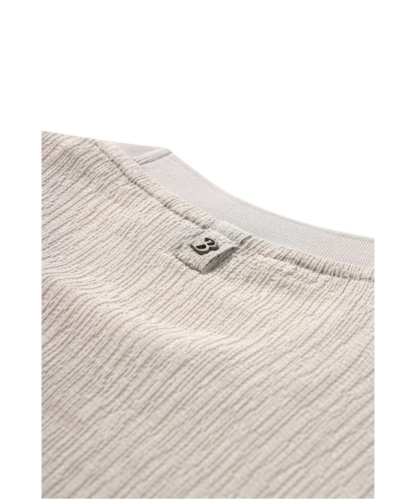 BRENTWOOD [Very Comfortable] Crease Round Neck Sweatshirt Brtas26351Bex
