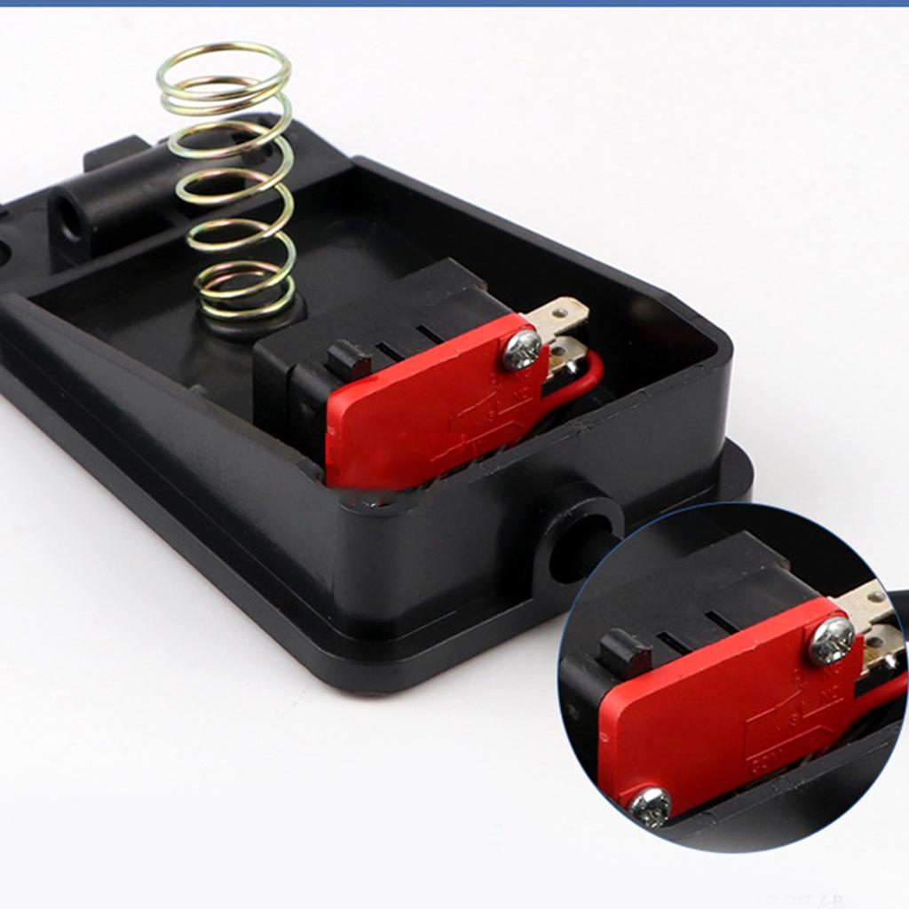 10A 250V Nonslip Momentary Electric Power Foot Pedal Switches SPDT 1NO 1NC Heavy Duty Foot Switches Pedal Controller