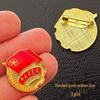 League Emblem Brooch: Strong Magnetic Pin for Student Use, Large Style - China Youth League Member Accessory