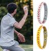 Brățară pentru baseball, culoare strălucitoare, ultraușoară, fără decolorare, rezistentă la uzură, reglabilă, unisex, sport, brățară, cadouri