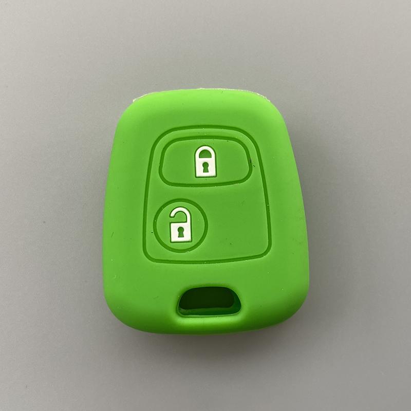 silicone car key cover case for Citroen Berligo Xsara Saxo C1C2 C3 C4 C5 C8 Picasso For Peugeot 106 206 207 306 307 406 407 Key