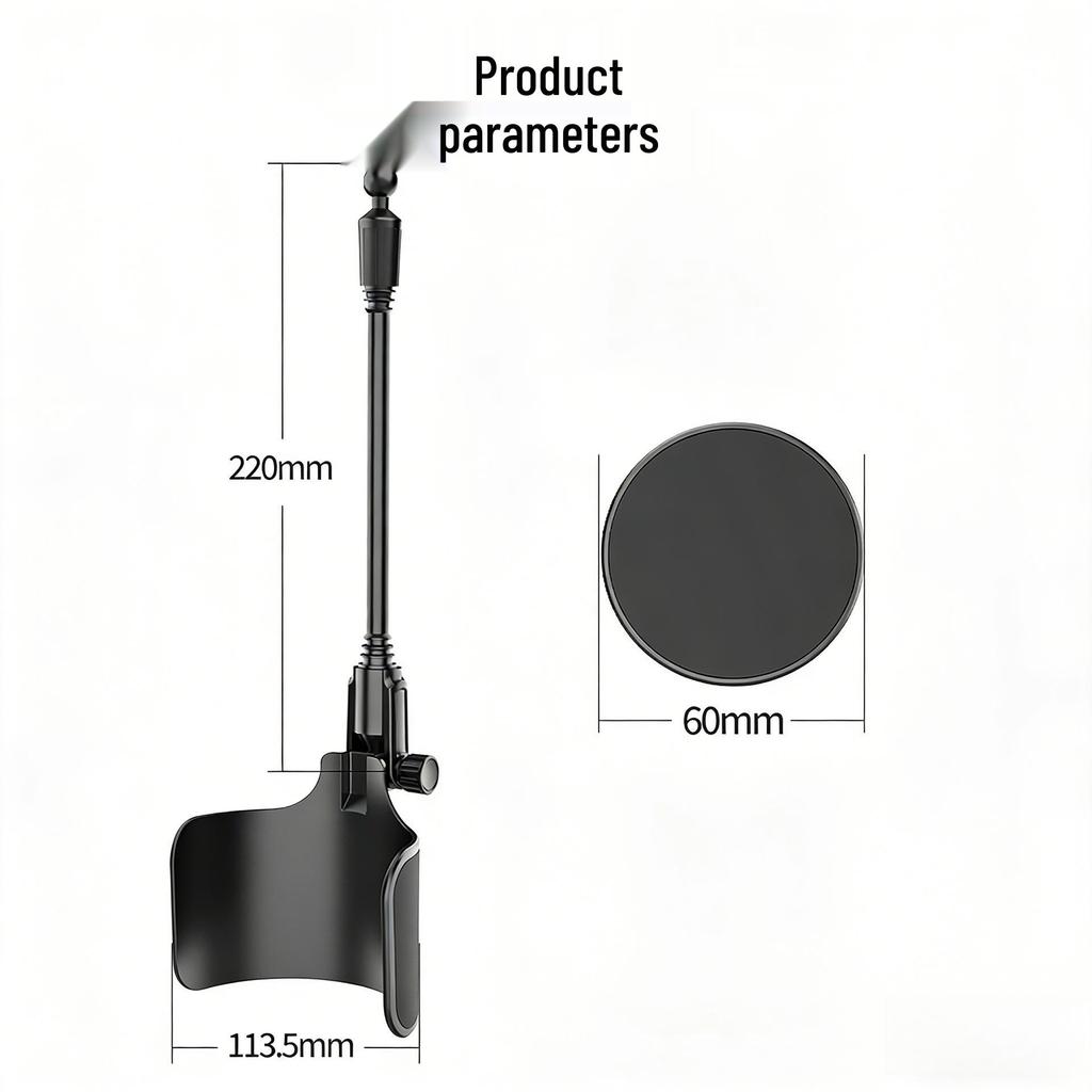 Magnetic Car Cup Holder & Phone Mount with Multi-functional Adjustment