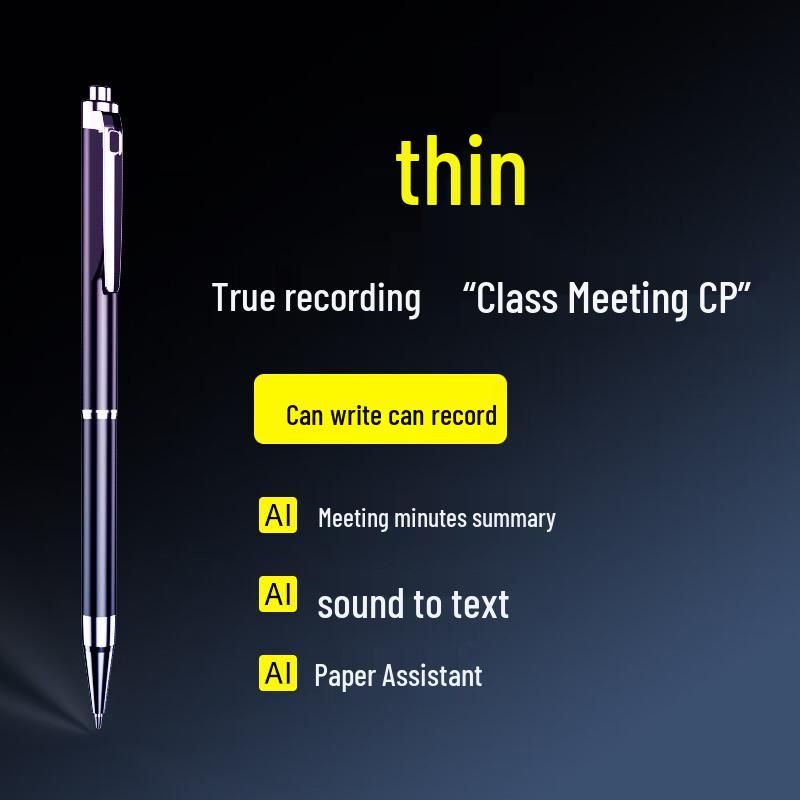 Ke AI V-09 HD Hlasový záznamník: Přenosný, Profesionální, Inteligentní Redukce Šumu a Převod Hlasu na Text