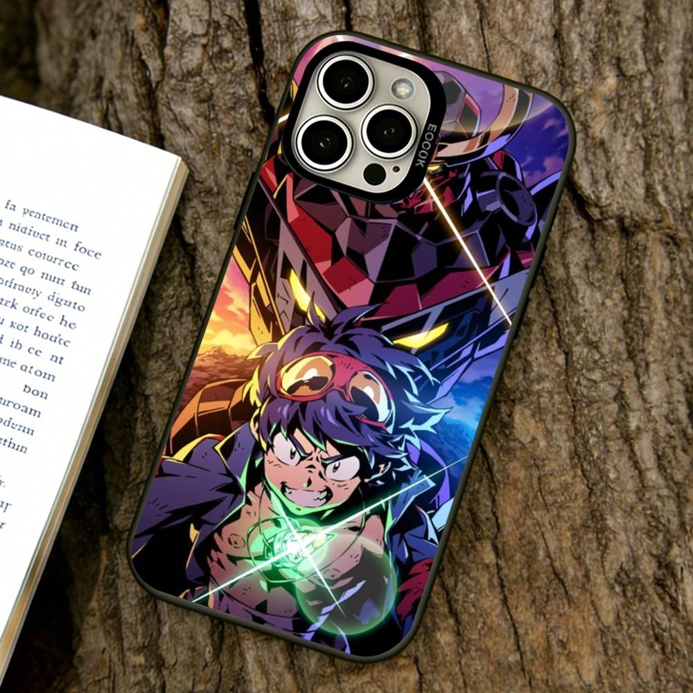 Gurren Lagann Phone Case For iPhone 17,16,15,14,13,12,11 Plus,Pro Max,XS,Colorful Silver Black Cover