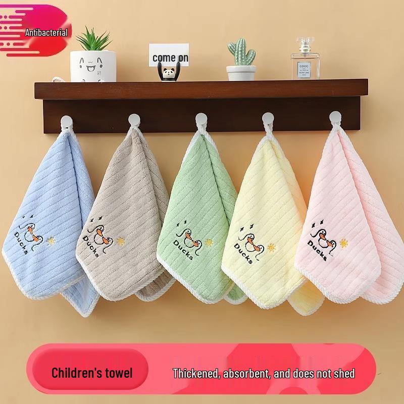 

Детское мягкое впитывающее хлопковое полотенце для лица на все сезоны 25cm x 25cm