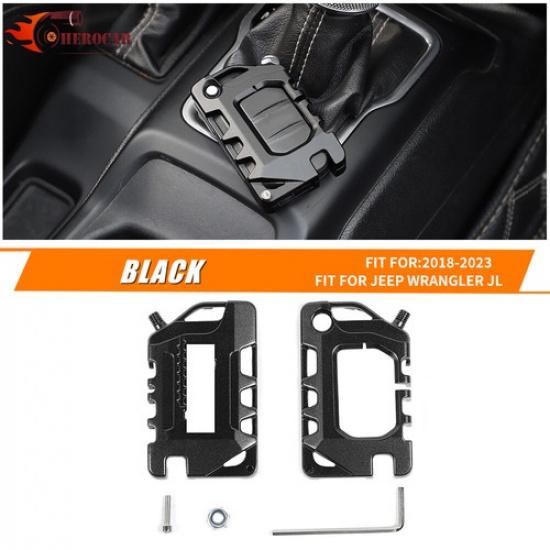 Key Fob Cover Case Holder Shell Protect for Jeep Wrangler JL JT 18+ Accessories