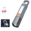 Strong Lighting ABS Flashlamp USB Charging Portable Outdoor EDC Torch Camping Hanging Flashlights Telescopic Focus COB Side Lamp
