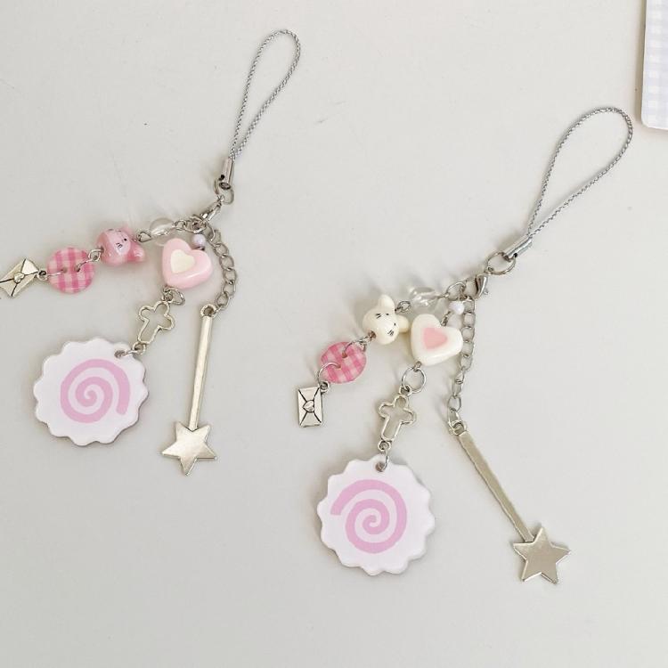 Praktyczny breloczek do telefonu rybka Modny brelok do kluczy Metaliczna tekstura Przenośny dodatek do kluczy Odpowiedni do dekoracji torby kluczy