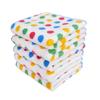 Polka Dot Kitchen Dish Cloth - Non-Oily, Highly Absorbent, Lint-Free Cleaning Towel with Scouring Pad