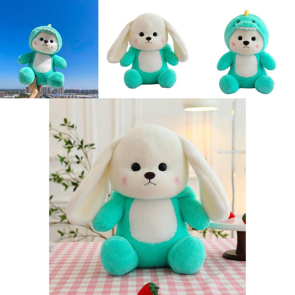 Enshan New Style Transforming Dinosaur Bear Plush Toy Rabbit Stuffed Animal Gift