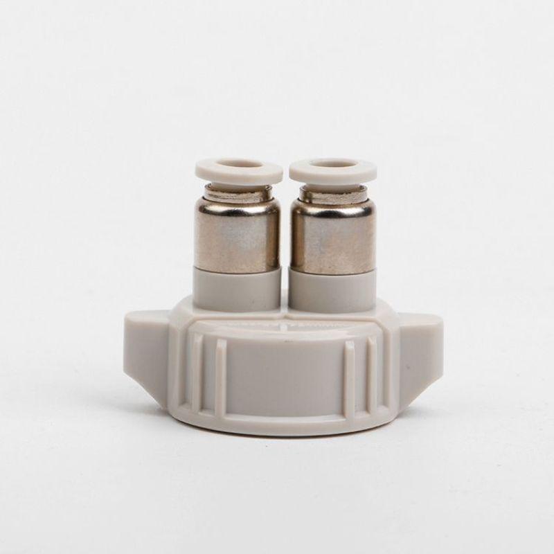 Worry-Free DIY CO2 Generator for Aquatic Plants with Quick-Connect Double Connector Cap