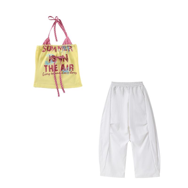 Blue Jazz Dance Costume for Girls - Trendy Street Dance Performance Outfit