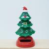 Christmas Solar Tree, Swinging Tree Car Dashboard Decor, Solar Powered Nodding Ornament for Vehicle And Desk Festive Holiday Decor