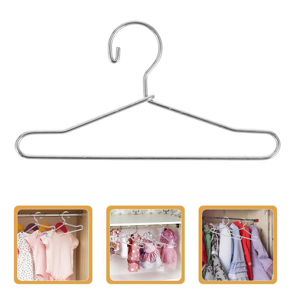 25 Pcs Delicate Small Hanger Mini Miniature Hooks for Dollhouse Clothes Hangers