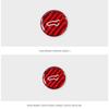 For Tesla 2019- Model 3 Highland 2026 Model Y Juniper Carbon Fiber Rear Trunk Switch Button Trim Sticker Car Interior Accessory
