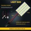 YongMing 24 rows 5050 white LED room lamp dome light
