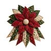 DIY Stoff-Weihnachtskranz Bastelset zum Handnähen einer strahlenden Patchwork-Dekoration für die Innen-Feiertagsdekoration