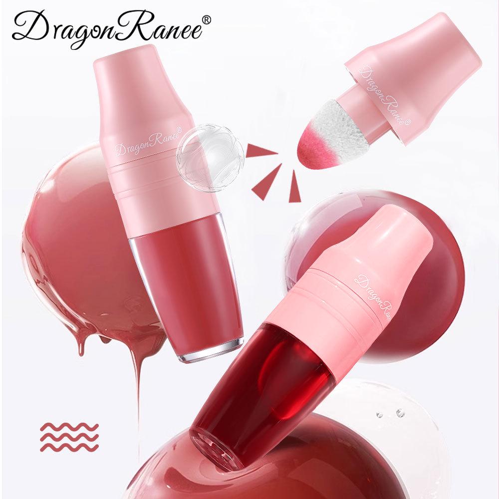 DragonRanee Mirror-Finish Waterproof Lip Tint: Cute, Non-Stick, Liquid Lipstick & Blush