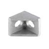 10pcs Aluminum Alloy L Shape Corner Bracket Right Angle Brace Fastener 20x20mm