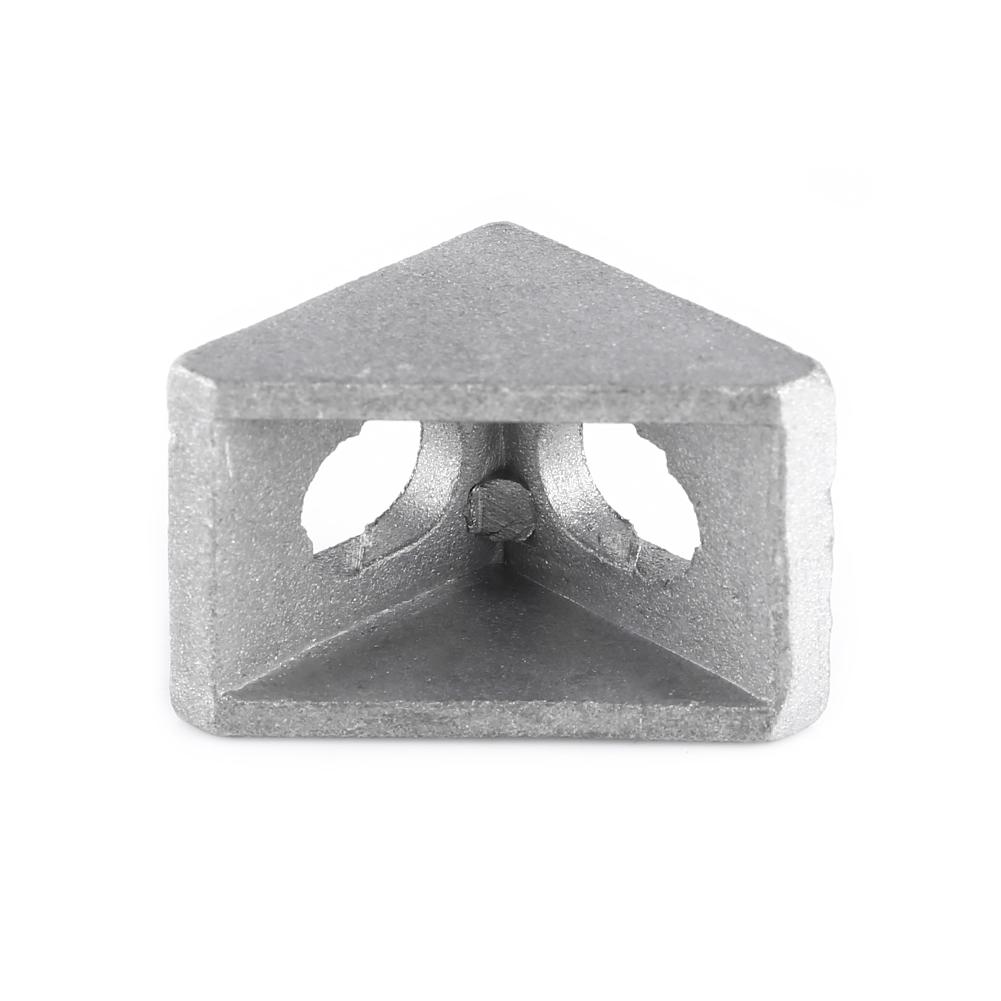 10pcs Aluminum Alloy L Shape Corner Bracket Right Angle Brace Fastener 20x20mm
