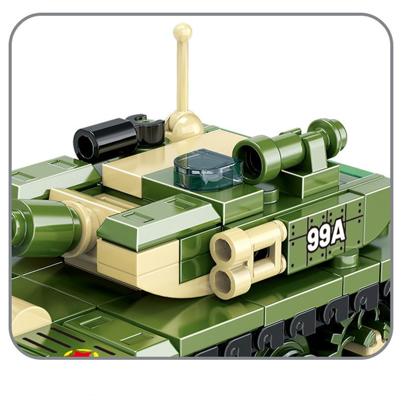 Non-Toxic World War 2 Ww2 Army Military Soldiers Sawt Soldiers The King Tiger Heavy Tank Diy Model Building Blocks Bricks Children'S Toys