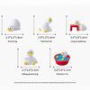 Cute Mini Duck Figurines Car Dashboard Accessories Fun Animal Car Rear View Mirror Decor Interior Ornaments Home Car Gifts