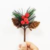 Snowflake Jute Rope & Red Berry Christmas Bouquet DIY Wreath Accessories