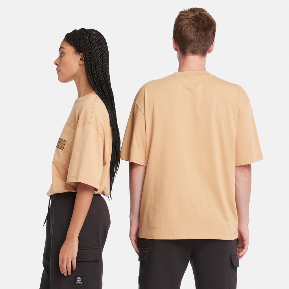 Timberland Light Wheat Boot, Medium, Kurzarm-T-Shirt, Unisex, Größe TB0A4175EH31