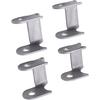 4Pcs Shock Swing Arm Weld On Mounting Bracket Kit Steel Alloy Secure Fixation Weld On Shock Mounts Bracket for ATV Dirt Bike UTV Go Kart