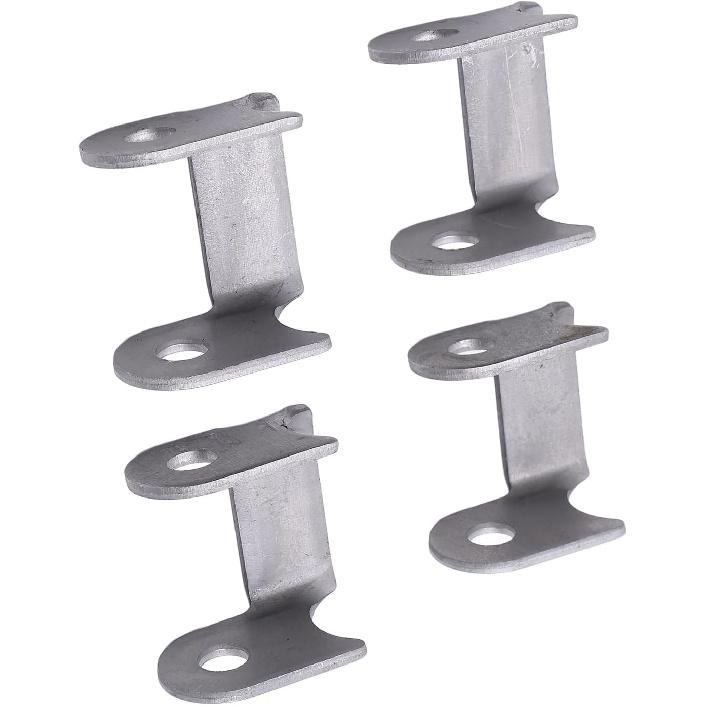 4Pcs Shock Swing Arm Weld On Mounting Bracket Kit Steel Alloy Secure Fixation Weld On Shock Mounts Bracket for ATV Dirt Bike UTV Go Kart