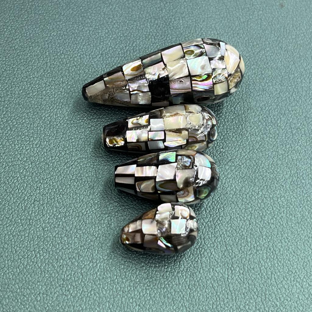 1Pc, Natural Abalone Shell Pendant, Fashion Minimalist Style Men Women Charms, DIY Necklace Components for Creative Jewellery Making, Festive Crafts