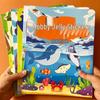 Fun Fruit Jelly Sticker Book for Kids Ages 3-5: Silicone Reusable Educational Toy with Stick-on Pictures