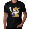 Cute Hero Panda Tshirt Plus Size Outdoor Casual Top