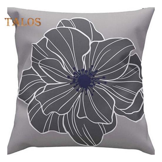 

Чехол на подушку с акварельным принтом хризантемы, не выцветающий, можно стирать в машине, хлопково-льняной квадратный чехол для подушки, наволочка в современном стиле для домашнего дивана D