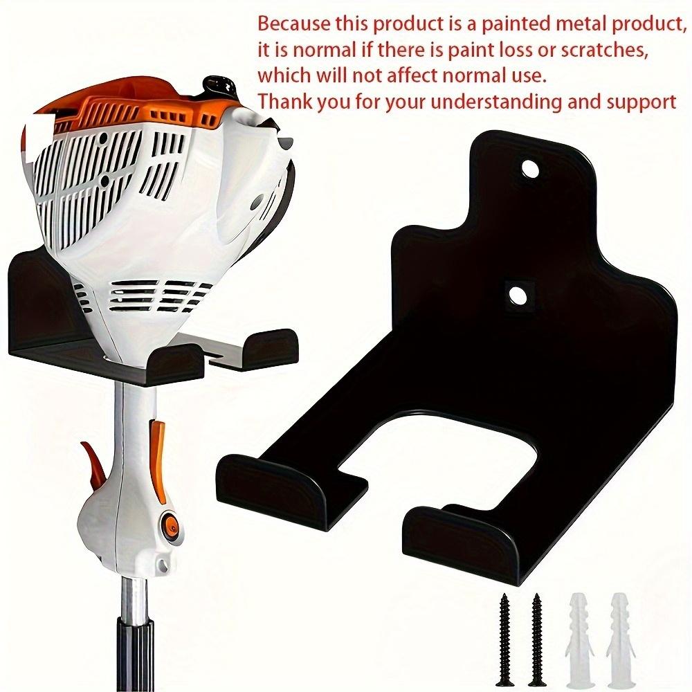 Metal Wall-Mounted Weed Whacker and Lawn Mower Rack – for Garage & Garden Storage, Garden Weeding Machine Storage Rack, All-in-One Tool Organizer