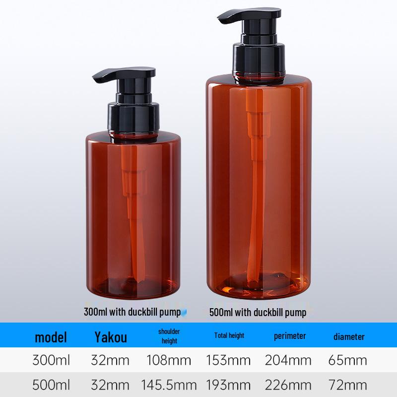 Auf Lager: 300ml PET-Pumpspenderflasche und 500ml High-End-Hotel-Shampoo-Conditioner-Nachfüllflasche.