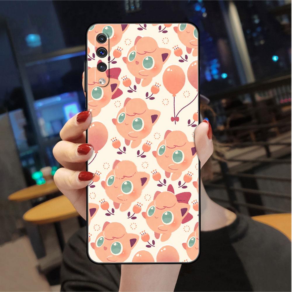 

Чехол с изображением покемонов для Samsung Galaxy A50 A70 M52 A30 A20s A20e A10 A40 A10s M51 M31 M30s M13 5G, черный чехол для телефона Samsung M13 5G