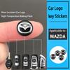 14mm Znak odznáček na ovladač klíče auta Tlačítko rádia Samolepka Pro CX30 CX7 6 5 CX5 Demio CX9 CX3 3 MX5 Axela MX3 2 MP BM BN GL