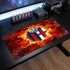 Bologna FC Theme Pattern Mouse Pad, Soccer Logo Design XXL Gaming Desk Mat Non-Slip Computer Mouse Pad