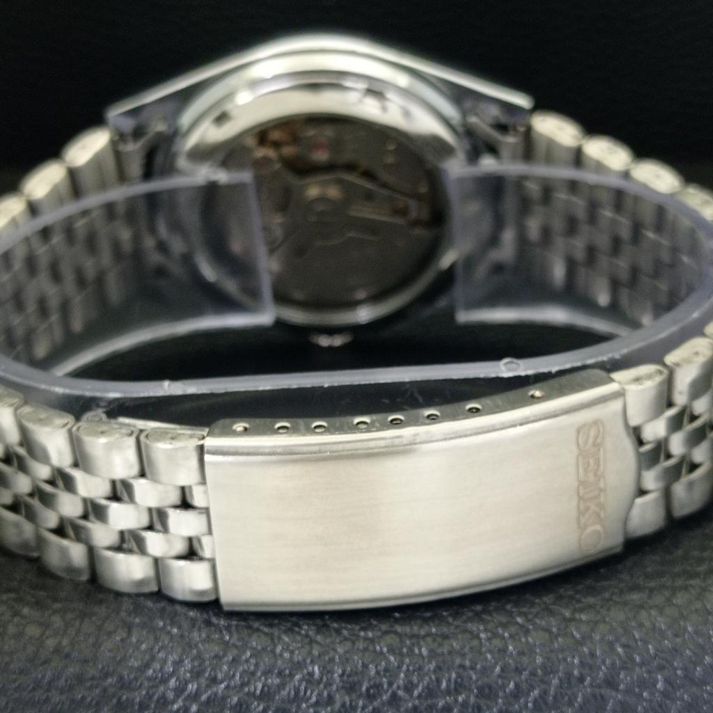 Seiko 5 AUTOMATIC VINTAGE REFURBISHED 6309A JAPAN MENS RED DIAL WATCH A440878-9 Sk-a440878-1