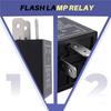 Portable Car 3-Pin CF-13 Electronic LED 12V Flasher Relay Fix For Turn Signal Blinker