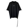 2023 Summer Loose Knit T-Shirt with Eyelet and Ribbon Design