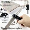 PVC Edge Banding Hole Punch Tool with 8mm Puncher & Guide Screw for Drywall Nail Concealing