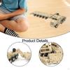 1/72 Scale Tractor Trailer Building Model, Vehicle Transport Keepsake for Kids