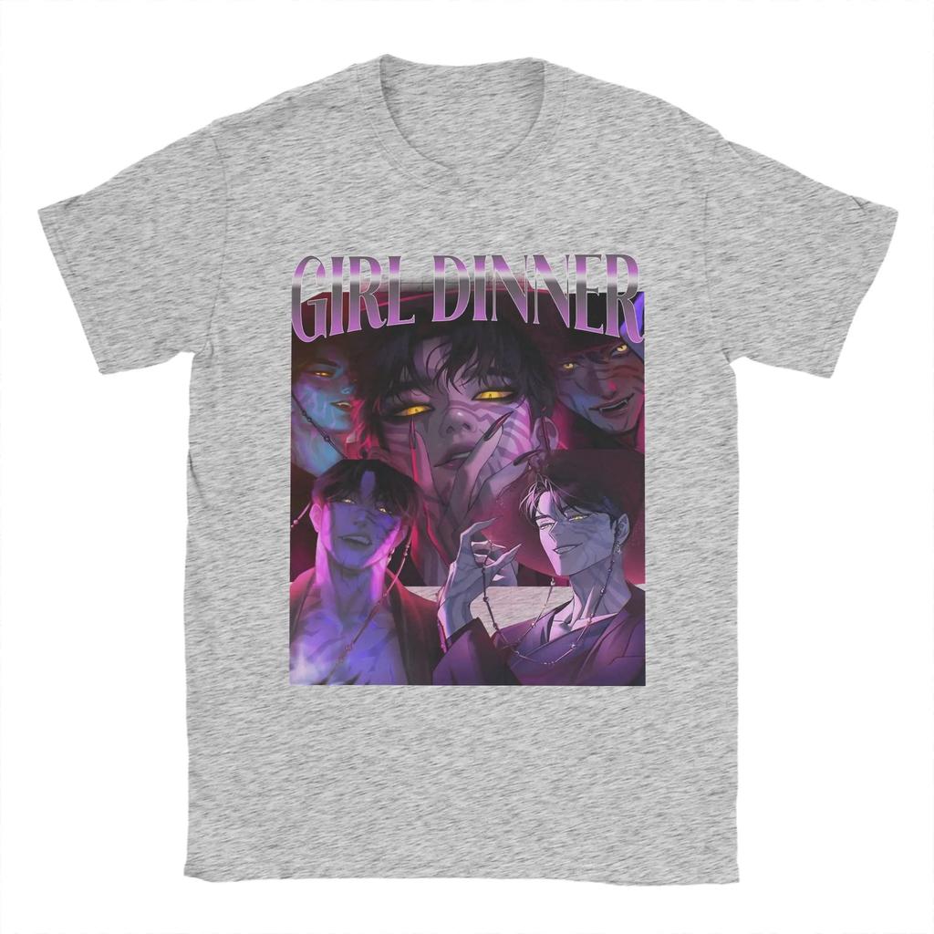KPop Demon Hunters Girl Dinner Saja Boys Jinu T Shirt Men Cotton Creative T-Shirts Crewneck Tee Shirt Short Sleeve Clothing