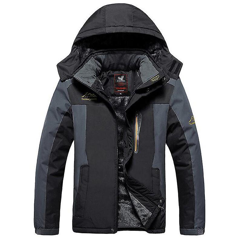 Winter Jacket Men Thick Windproof Waterproof Fleece Jackets Mens Milit