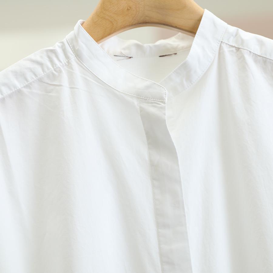 Wei Mei 100% Cotton Waist-Cinching Slimming Long-Sleeve Dress for Women - Autumn Collection