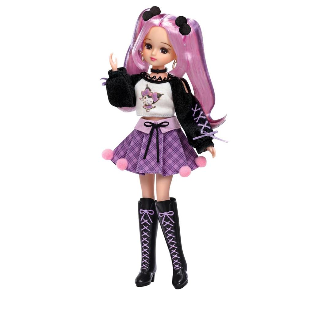 TAKARA TOMY Panenka Cool Kuromi Hračka Věk Licca-chan LD-11 Licca-chan Oblékání 3+