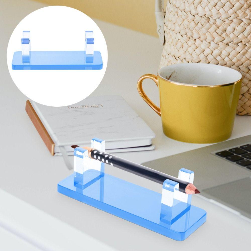 Acrylic Pencil Wand Holder Multifunctional Makeup Brush Rack Paintbrush Drying Rack  Office